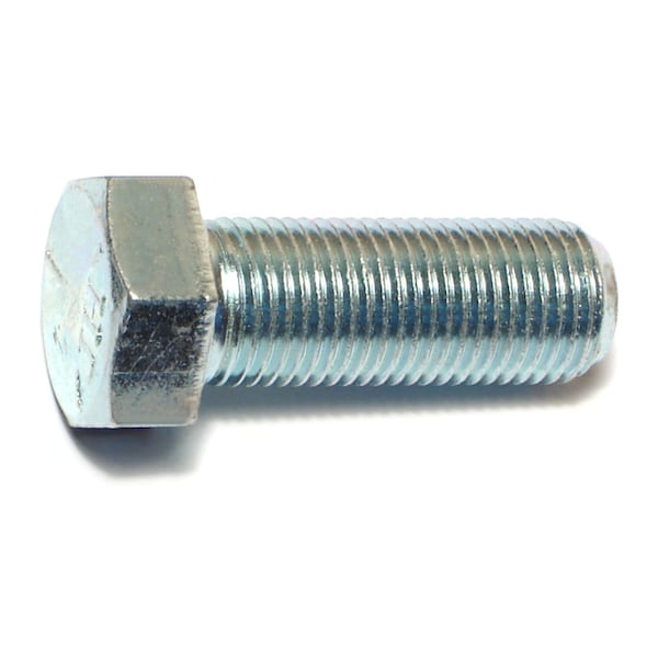 Midwest Fastener Grade 5, 9/16"-18 Hex Head Cap Screw, Zinc Plated Steel, 1-1/2 in L, 4 PK 63163 - main